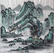 山水畫 小品山水